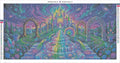 Thumbnail for Crystal Garden timanttimaalauksen liimapintainen canvas 80x40cm