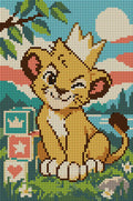 Thumbnail for Cub with the Crooked Crown, 20x30 cm timanttimaalaus – koko kuvion esikatselu ilman lähikuvaa