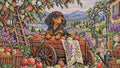 Thumbnail for Dachshund in the Apple Cart, 70x40 cm timanttimaalaus – koko kuvion esikatselu ilman lähikuvaa