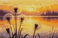 Thumbnail for Timanttikuvio - Dandelions at Sunset