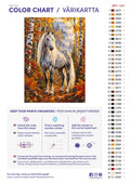 Thumbnail for Numeromaalaus: Värikartta ja ohjeet - Dapple Grey in the Autumn Birches 50x70cm