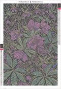 Thumbnail for Dark Purple Woodland Flowers timanttimaalauksen liimapintainen canvas 40x60cm