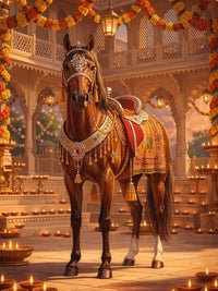 Thumbnail for Timanttimaalaus Decorated Royal Horse