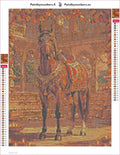 Thumbnail for Decorated Royal Horse timanttimaalauksen liimapintainen canvas 30x40cm