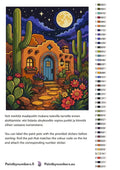 Thumbnail for Värikartta ja ohjeet - Desert House and Cacti 40x50cm