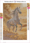 Thumbnail for Desert Stallion timanttimaalauksen liimapintainen canvas 20x30cm