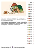 Thumbnail for Värikartta ja ohjeet - Detective Turtle Illustration 70x40cm