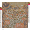 Thumbnail for Dewy Spiderweb over the Pumpkin Patch timanttimaalauksen liimapintainen canvas 30x30cm