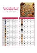 Thumbnail for Dewy Spiderweb over the Pumpkin Patch timanttimaalauksen värikartta – 32 DMC-väriä