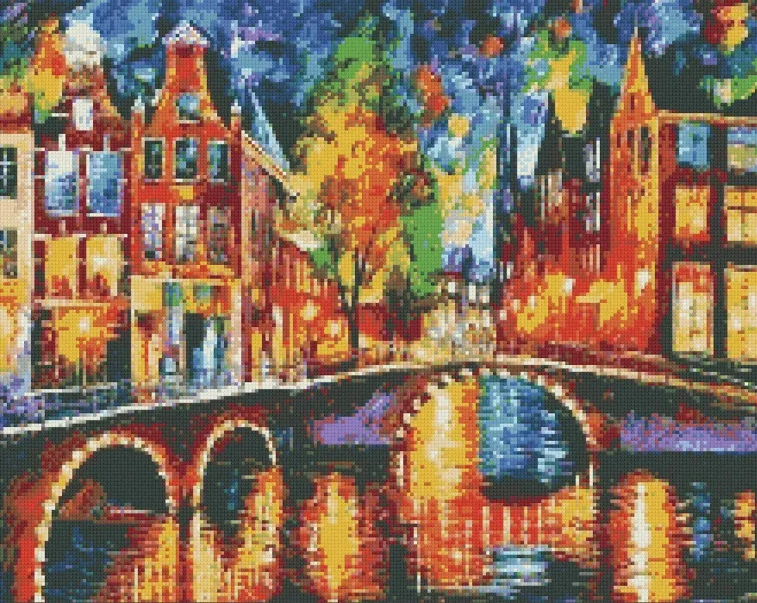 Amsterdam 40x50cm - Timanttimaalaus