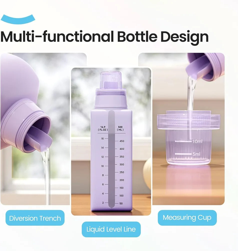 Timanttimaalauslakan monitoimipullo mitta-asteikolla ja kaatonokalla.