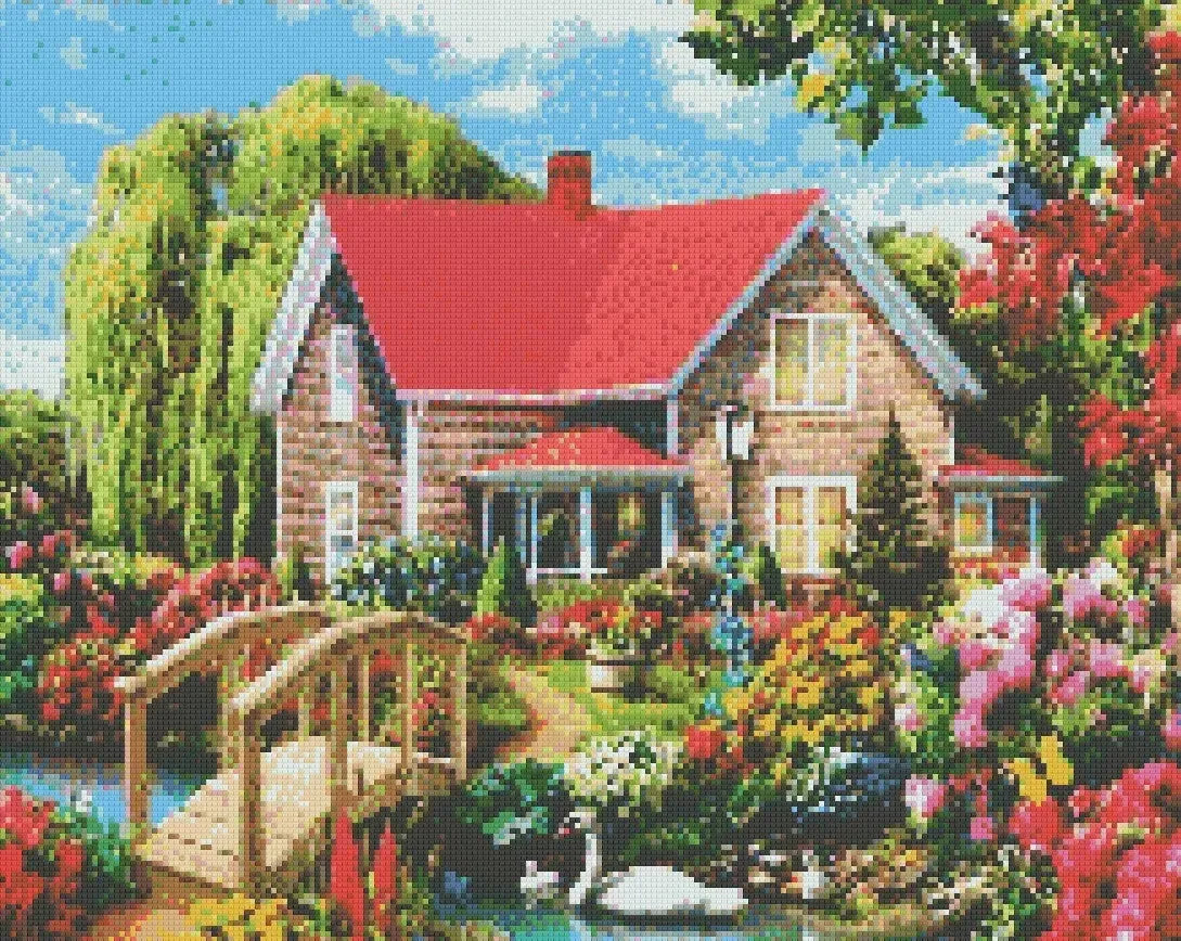 Bridge To Home 40x50cm - Timanttimaalaus
