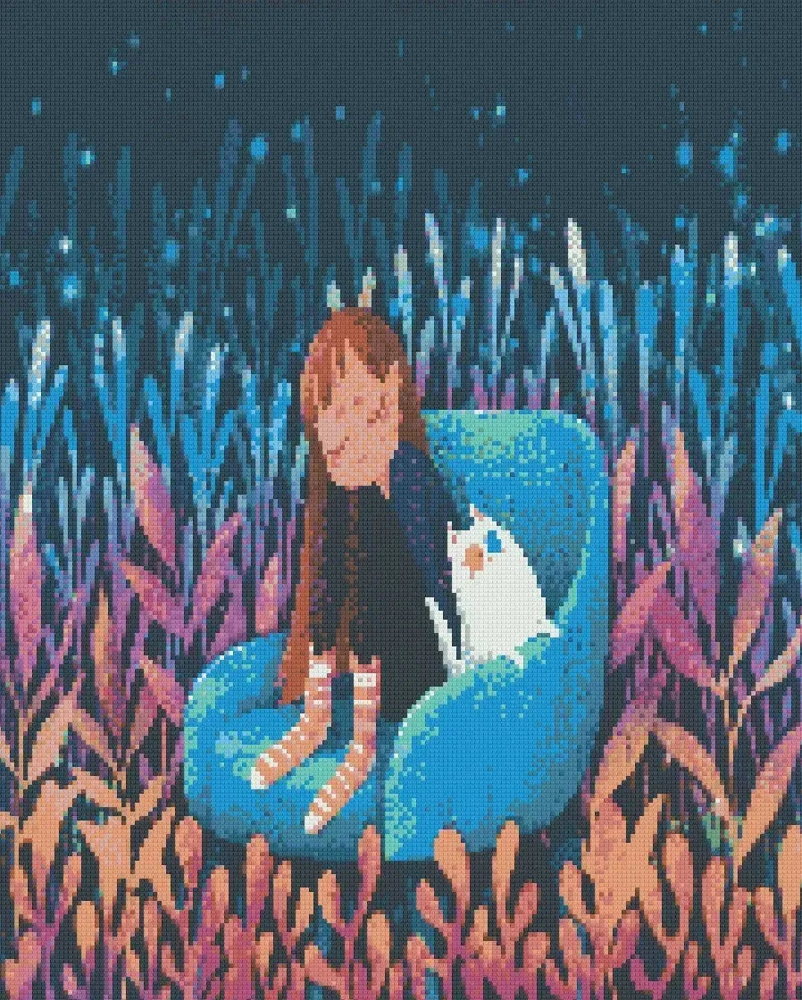 Peaceful Chair 30x40cm - Timanttimaalaus