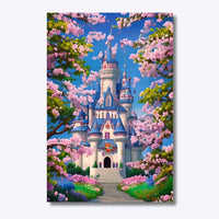 Thumbnail for Path to the Floral Castle 40x60cm - Timanttimaalaus