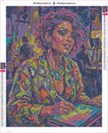 Thumbnail for Digital Artist timanttimaalauksen liimapintainen canvas 40x50cm