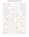 Thumbnail for Numeromaalaus: Numeroitu kangas - Dim Sum Pandas 30x40cm