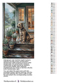 Thumbnail for Värikartta ja ohjeet - Dog on Porch Steps 40x70cm