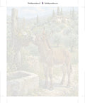 Thumbnail for Numeroitu kangas - Donkey at Well 40x50cm