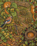 Thumbnail for Dormice in the Hazel Coppice, 40x50 cm timanttimaalaus – alkuperäinen kuva, josta kuvio on tehty