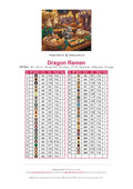 Thumbnail for Dragon Ramen timanttimaalauksen värikartta – 45 DMC-väriä