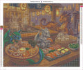 Thumbnail for Dragon Ramen timanttimaalauksen liimapintainen canvas 60x50cm