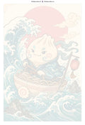 Thumbnail for Numeroitu kangas - Dumpling in Noodle Bowl Boat 80x120cm