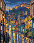 Thumbnail for Edinburgh After Rain, 40x50 cm timanttimaalaus – lopullisen kuvion esikatselu