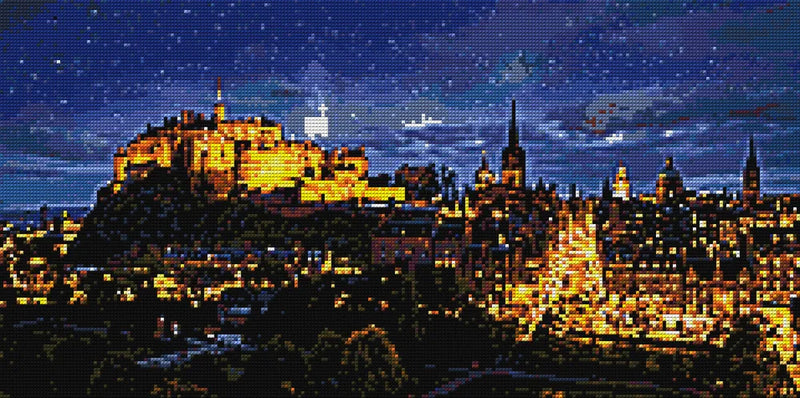 Timanttikuvio - Edinburgh Castle