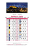 Thumbnail for Edinburgh Castle timanttimaalauksen värikartta – 29 DMC-väriä