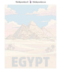 Thumbnail for Numeroitu kangas - Egypt Travel Poster 40x50cm