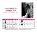 Thumbnail for Elephant Eye and Wrinkled Skin timanttimaalauksen värikartta – 9 DMC-väriä