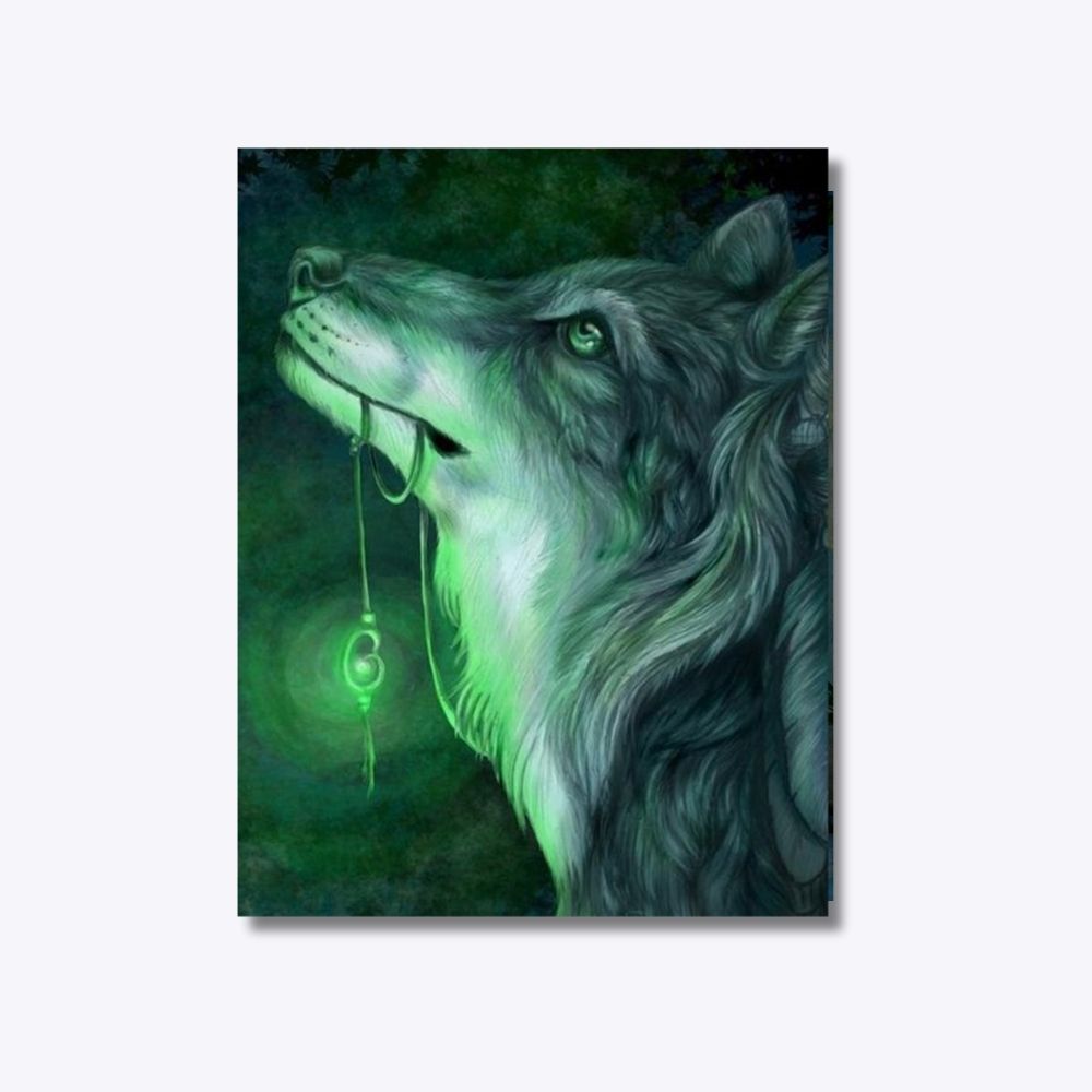 Emerald Night 30x40cm - Timanttimaalaus