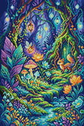 Thumbnail for Enchanted Forest Fairy Encounter, 40x60 cm timanttimaalaus – koko kuvion esikatselu ilman lähikuvaa