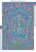 Thumbnail for Enchanted Forest Owls and Butterflies timanttimaalauksen liimapintainen canvas 40x60cm