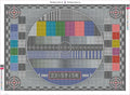 Thumbnail for End of Broadcast Test Card timanttimaalauksen liimapintainen canvas 70x50cm