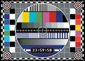 Thumbnail for End of Broadcast Test Card, 70x50 cm timanttimaalaus – lopullisen kuvion esikatselu