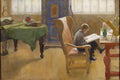 Thumbnail for Esbjörn työhuoneen nurkassa, Larsson, 60x40 cm timanttimaalaus – alkuperäinen kuva, josta kuvio on tehty