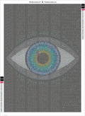 Thumbnail for Eye in the Hex Dump timanttimaalauksen liimapintainen canvas 50x70cm