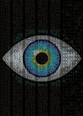 Thumbnail for Eye in the Hex Dump, 50x70 cm timanttimaalaus – lopullisen kuvion esikatselu