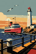 Thumbnail for Timanttikuvio - Ferry and Lighthouse