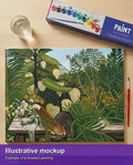 Thumbnail for Valmiin numeromaalauksen havainnekuva - Fight Between a Tiger and a Buffalo 50x40cm