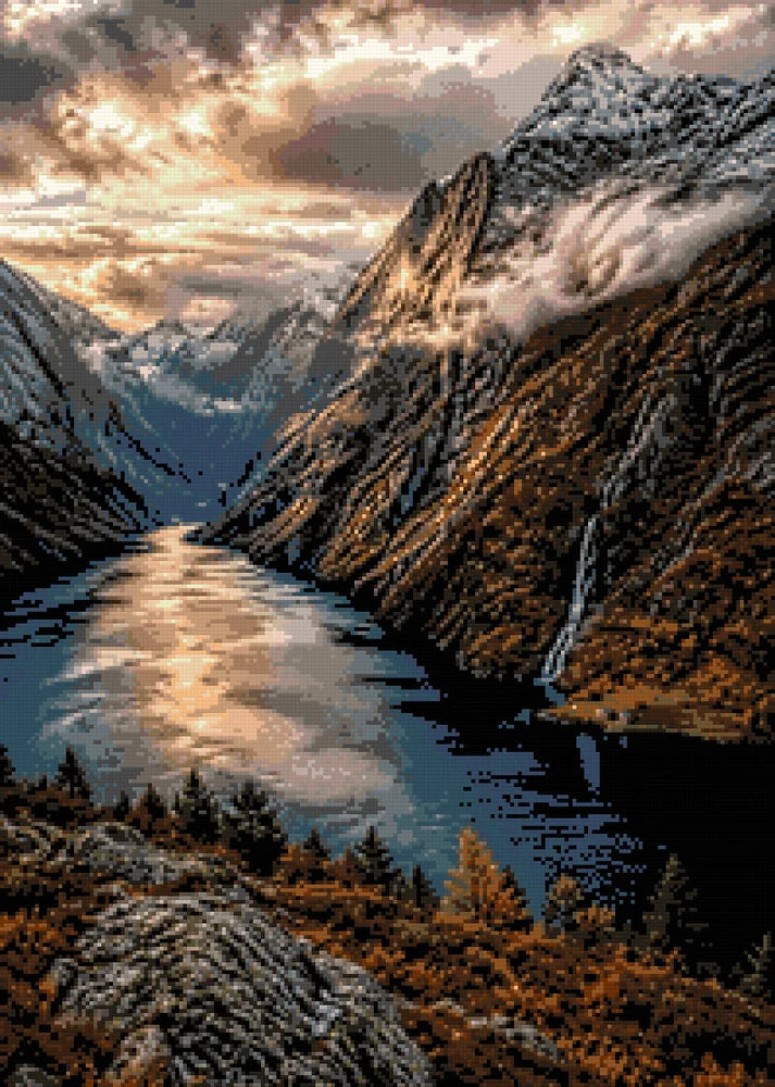 Timanttikuvio - Fjord Canyon