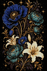 Thumbnail for Timanttikuvio - Floral Arrangement