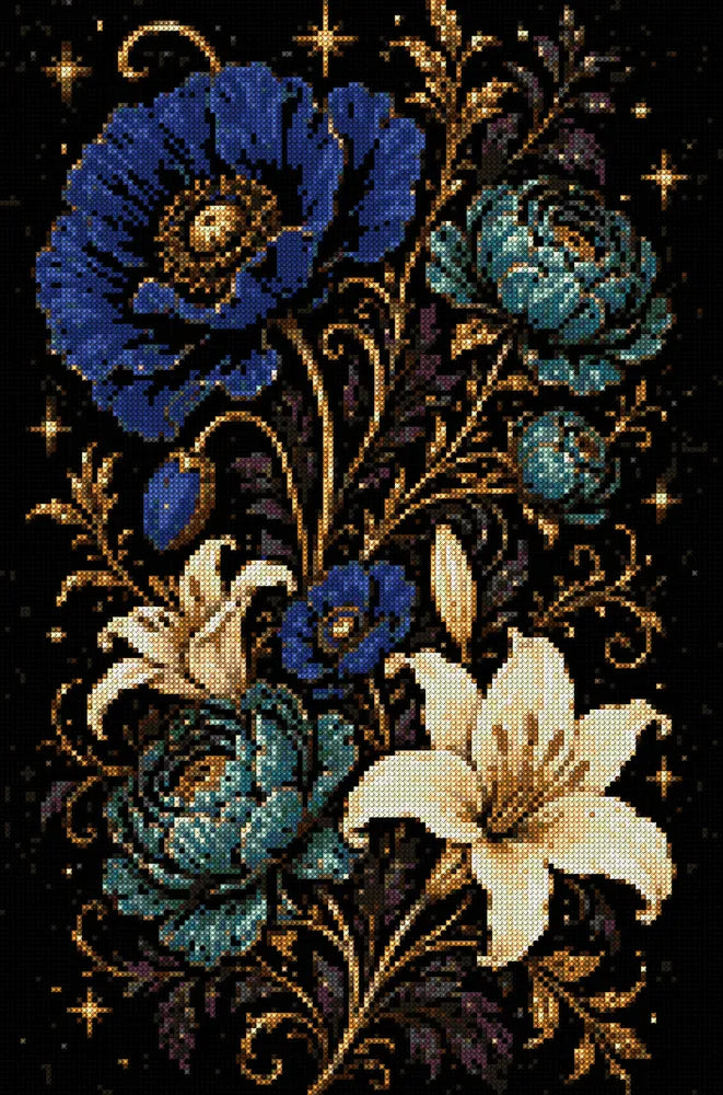 Timanttikuvio - Floral Arrangement