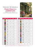 Thumbnail for Flower Shop on a Cobbled Lane timanttimaalauksen värikartta – 31 DMC-väriä