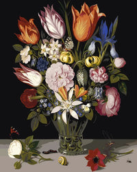Thumbnail for Flowers in a Glass numeromaalaus - Ambrosius Bosschaert