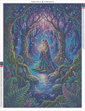 Thumbnail for Forest Elf timanttimaalauksen liimapintainen canvas 60x80cm
