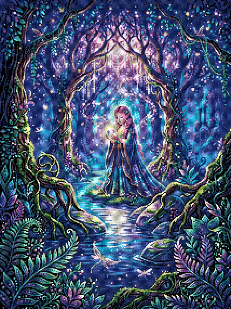 Timanttikuvio - Forest Elf