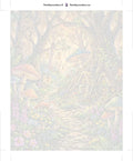 Thumbnail for Numeroitu kangas - Fox and Rabbits Forest Path 40x50cm