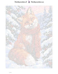 Thumbnail for Numeromaalaus: Numeroitu kangas - Fox in a Red Scarf 30x40cm